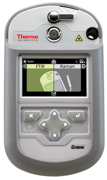 Gemini - The combined FTIR and Raman spectrometer for rapid on-site analysis of hazardous substances.