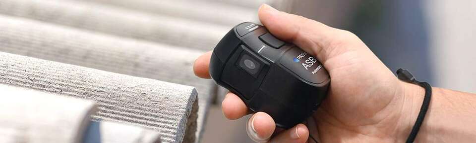 Mobiler Asbest-Scanner ASBpro erkennt asbesthaltiges Material sofort vor Ort