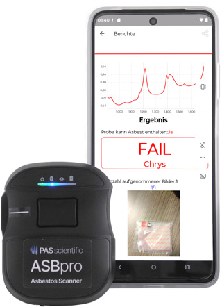 Asbestmessung ASBpro Smartphone Set